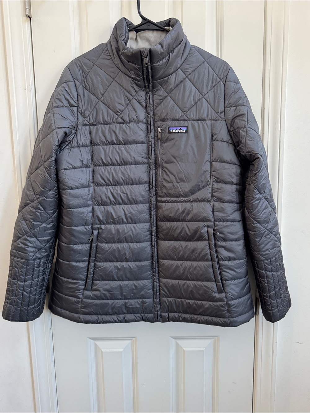Patagonia Women's Gray Quilted Puffy Jacket